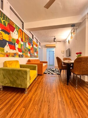 Kitchen in 2 BHK Apartment at Juhu Gulmohar CHS, Vile Parle West – for Rent