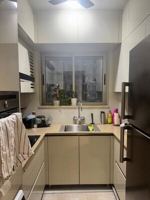 Kitchen in 1 BHK Apartment at Hiranandani Regent Hill, Powai – for Rent