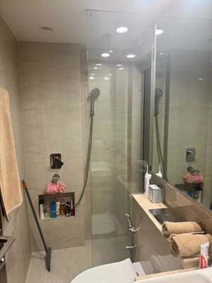 Building Lobby in 1 BHK Apartment at Hiranandani Regent Hill, Powai – for Rent