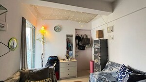 Living Room in 1 BHK Apartment at Oshiwara Mhada, Andheri West – for Rent