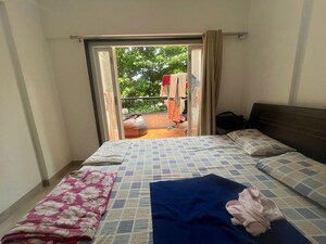 Bedroom in 2 BHK Apartment at Goel Ganga Constella, Kharadi – for Rent