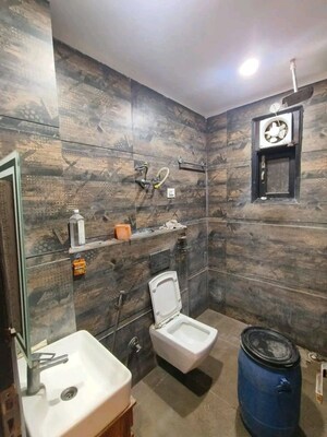 Bathroom in 2 BHK Apartment at Chattarpur – for Rent