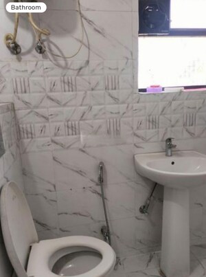 Bathroom in 3 BHK Apartment at Jugals Emerald Court, Hazratganj – for Rent