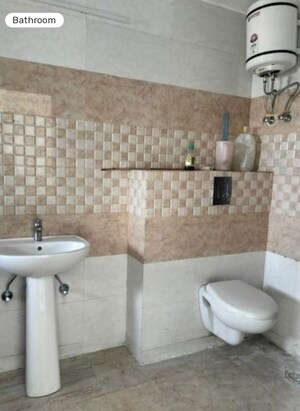 Bathroom in 3 BHK Apartment at Jugals Emerald Court, Hazratganj – for Rent