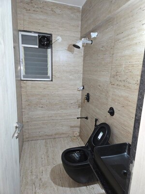 Bathroom in 3 BHK Apartment at Sai Bliss Punawale, Punawale – for Rent