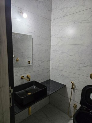 Bathroom in 3 BHK Apartment at Sai Bliss Punawale, Punawale – for Rent