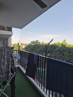 Balcony in 3 BHK Apartment at Paradigm Business Hermitage Park, Dhakoli – for Rent