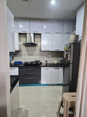 Kitchen in 3 BHK Apartment at Paradigm Business Hermitage Park, Dhakoli – for Rent