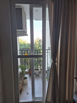 Balcony in 3 BHK Apartment at Paradigm Business Hermitage Park, Dhakoli – for Rent