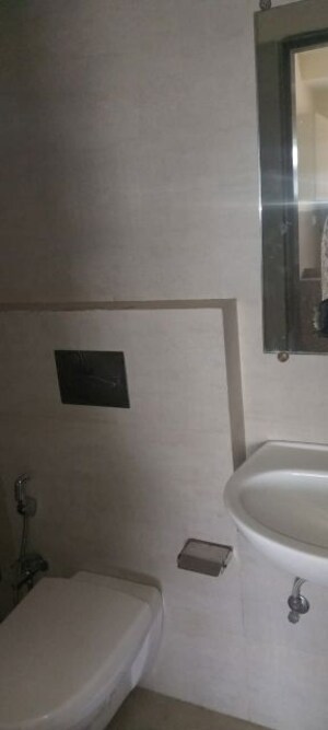 Bathroom in 1 BHK Apartment at Kanakia Spaces Zen World, Kanjurmarg East – for Rent