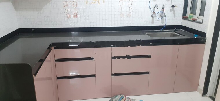 Kitchen, basil-mondale 3 Bedroom 1300 Sq.Ft. Apartment In Mundhwa Pune 10297200