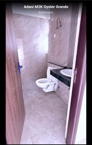 Bathroom in 3.5 BHK Apartment at Adani M2K Oyster Grande, Sector 102 – for Rent