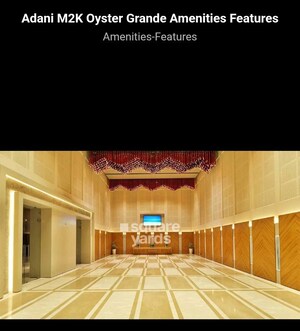 Bedroom in 3.5 BHK Apartment at Adani M2K Oyster Grande, Sector 102 – for Rent