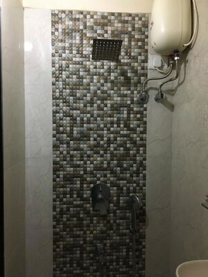 Bathroom in 1 BHK Apartment at Poonam Enclave, Goregaon East – for Rent
