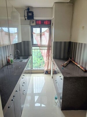 Kitchen in 3 BHK Apartment at Lodha Amara, Kolshet Road – for Rent