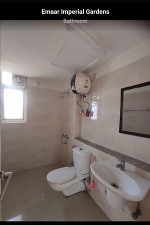 Bathroom in 3.5 BHK Apartment at Emaar Imperial Gardens, Sector 102 – for Rent