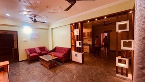 Living Room in 3.5 BHK Apartment at Ansal Celebrity Meadows, Sushant Golf City – for Rent
