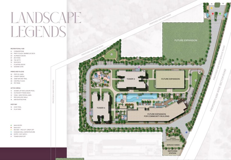 Master Plan, sobha-crescent 3.5 Bedroom 2677 Sq.Ft. Apartment In Sector 63a Gurgaon 10297333