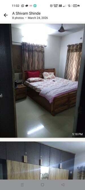 Bedroom in 2 BHK Apartment at Phadnis Sahil Saga, Baner – for Rent
