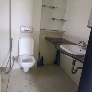 Bathroom in 2 BHK Apartment at Magarpatta City Roystonea, Hadapsar – for Rent