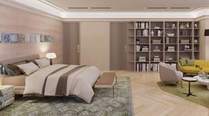 Living Room in 4 BHK Apartment at Malabar Hill – for Sale