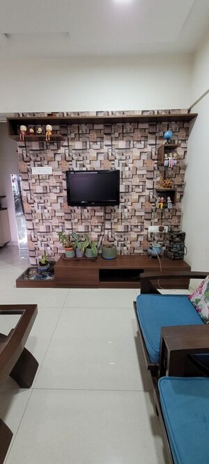 Living Room in 3 BHK Apartment at Pawar Enclave, Hadapsar – for Rent