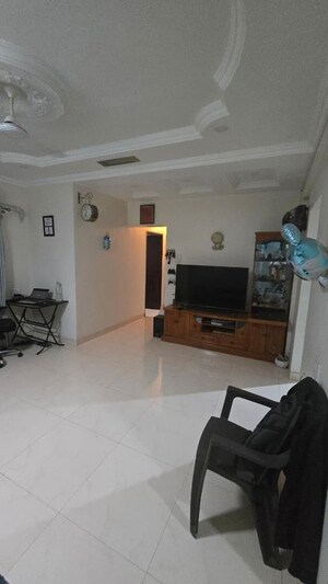 Living Room in 3 BHK Apartment at Pawar Enclave, Hadapsar – for Rent