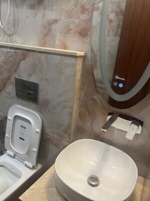 Bathroom in 3 BHK Builder Floor at Greater Kailash I – for Rent