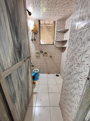 Bathroom in 1 BHK Apartment at Rawalpada – for Rent