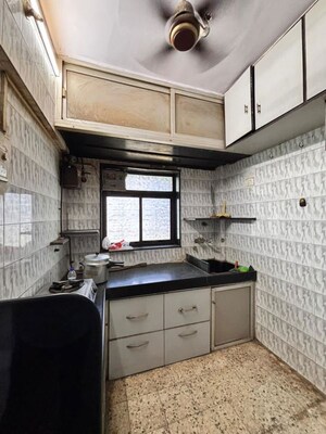 Kitchen in 1 BHK Apartment at Rawalpada – for Rent