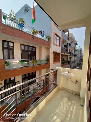 Balcony in 1 BHK Builder Floor at Dwarka Mor – for Rent