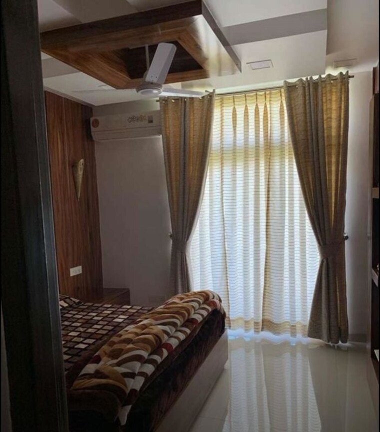 Bedroom, allwin-el-spazia 3 Bedroom 1600 Sq.Ft. Apartment In Sanauli Zirakpur 10297508
