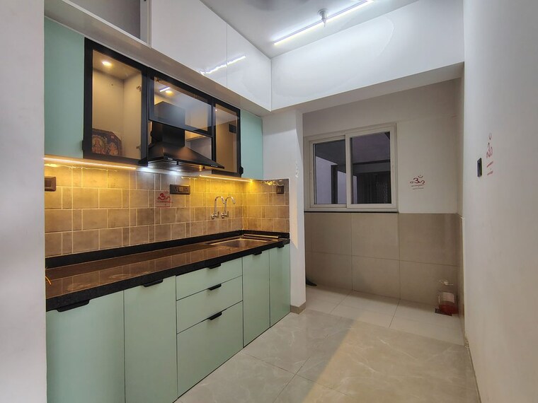 Kitchen, pristine-allure 2 Bedroom 800 Sq.Ft. Apartment In Kharadi Pune 10297514