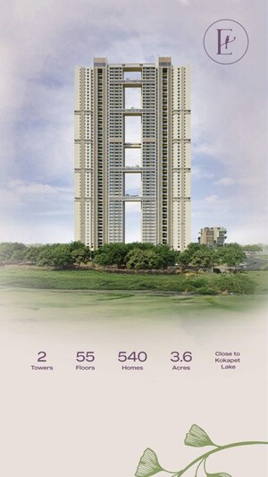 3 BHK Apartment – Exterior View View at Lansum Elena, Kokapet - for Sale