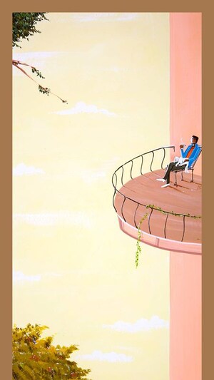 Staircase in 3 BHK Apartment at Lansum Elena, Kokapet – for Sale