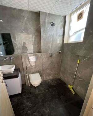 Bathroom in 3 BHK Apartment at La Prisma, Dhakoli – for Rent