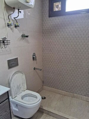 Bathroom in 3 BHK Builder Floor at East Of Kailash – for Rent