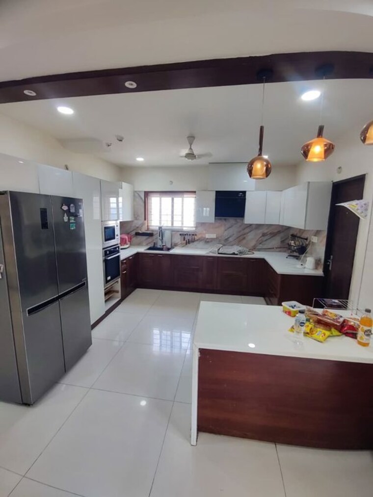 Kitchen, my-home-krishe 3 Bedroom 2780 Sq.Ft. Apartment In Financial District Hyderabad 10297601