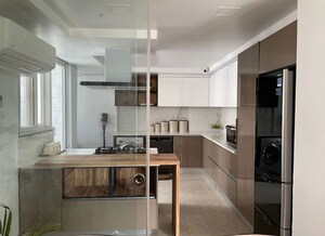 Kitchen in 3 BHK Apartment at Omaxe The Palace, Gomti Nagar – for Rent