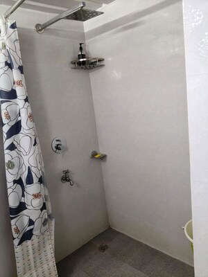 Bathroom in 1 BHK Builder Floor at East Of Kailash – for Rent