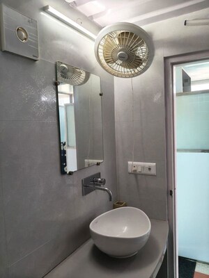 Bathroom in 1 BHK Builder Floor at East Of Kailash – for Rent