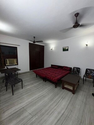 Bedroom in 1 BHK Builder Floor at Greater Kailash ii – for Rent