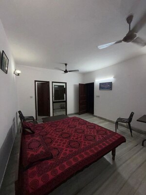 Bedroom in 1 BHK Builder Floor at Greater Kailash ii – for Rent