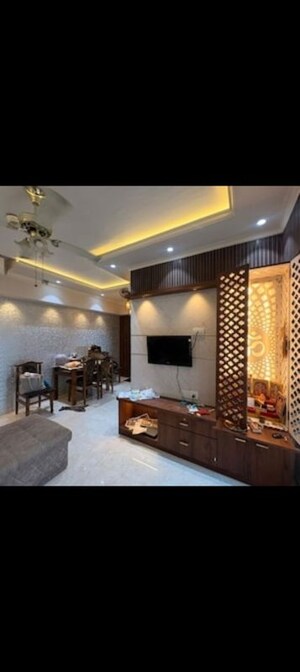 Living Room in 2 BHK Apartment at Rustomjee Athena, Majiwada – for Rent