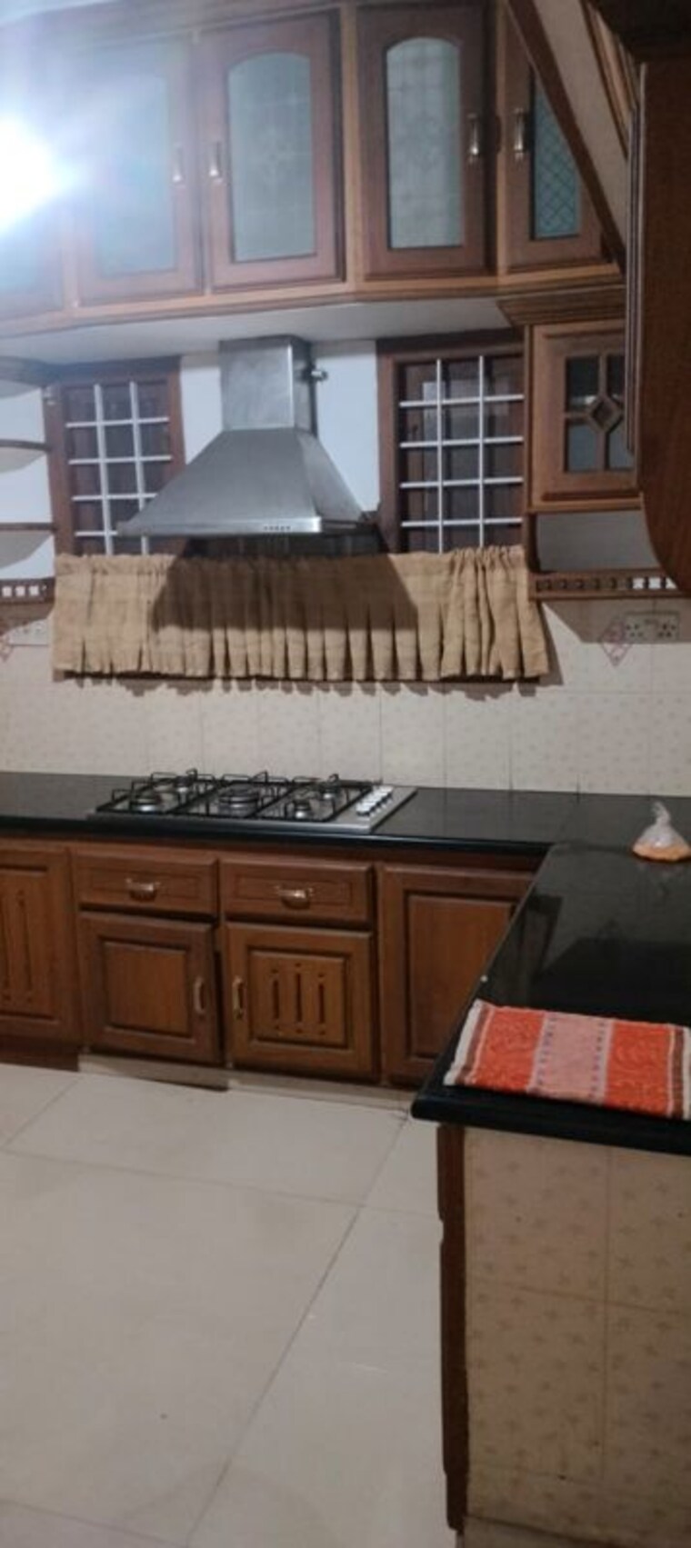 Kitchen, thrissur road 3 Bedroom 1350 Sq.Ft. Apartment In Thrissur Road Thrissur 10297771