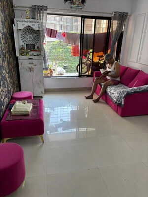 Living Room in 1 BHK Apartment at Dheeraj Solitaire Malad, Malad West – for Sale