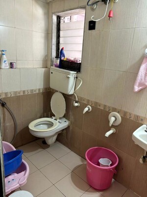 Bathroom in 1 BHK Apartment at Dheeraj Solitaire Malad, Malad West – for Sale