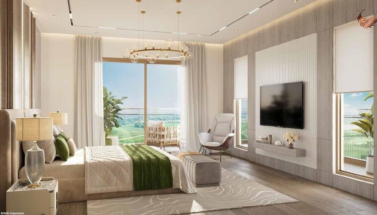 Master Bedroom, eldeco-fairway-reserve 3 Bedroom 1743 Sq.Ft. Apartment In Sector 80 Gurgaon 10255870