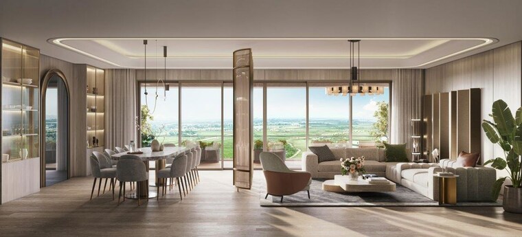Living Room, eldeco-fairway-reserve 3 Bedroom 1743 Sq.Ft. Apartment In Sector 80 Gurgaon 10255870