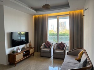 Living Room in 2 BHK Apartment at Omaxe Lake, North Mullanpur – for Sale